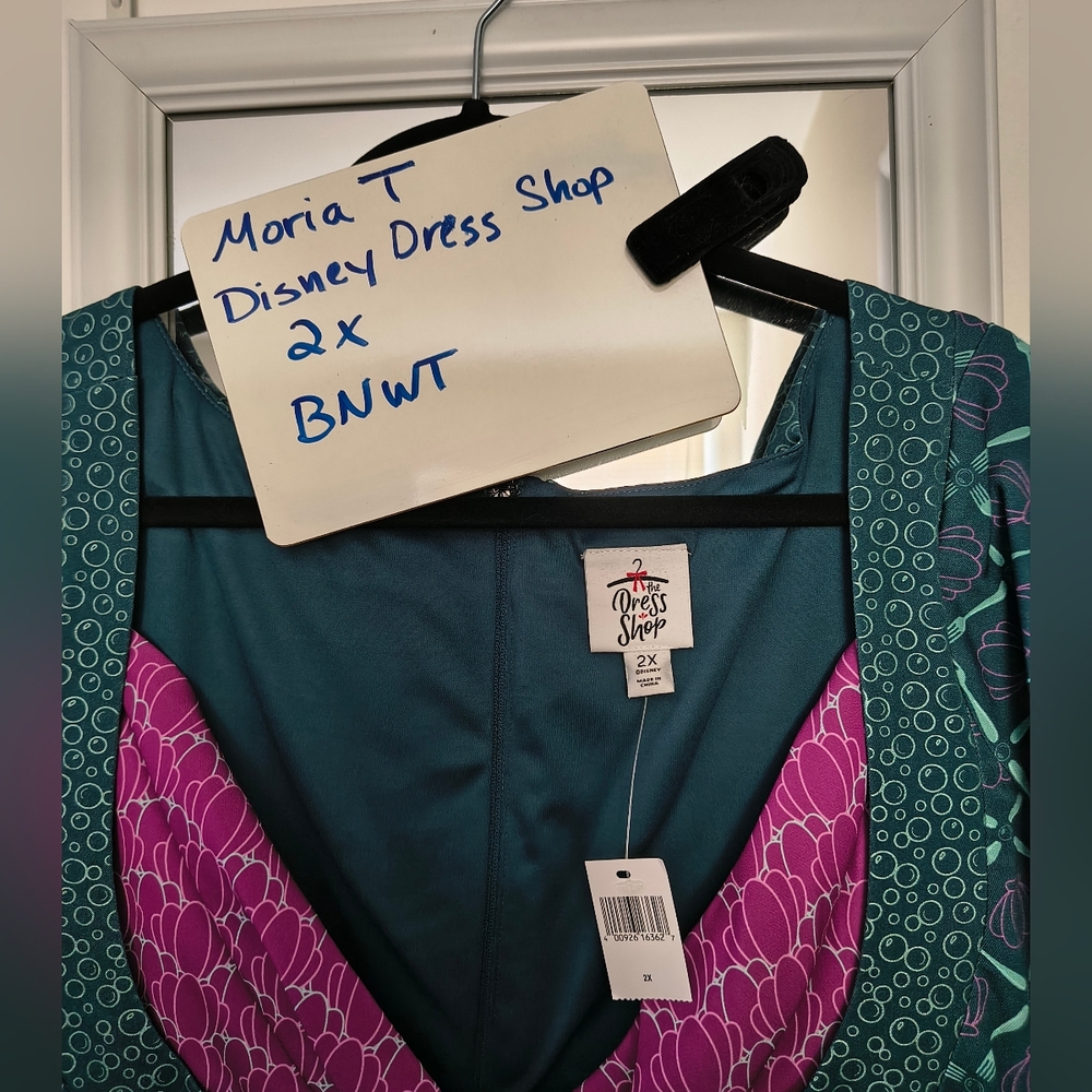 Disney Dress Shop Ariel Fit And Flare Dress 2x BNWT - The Little Mermaid